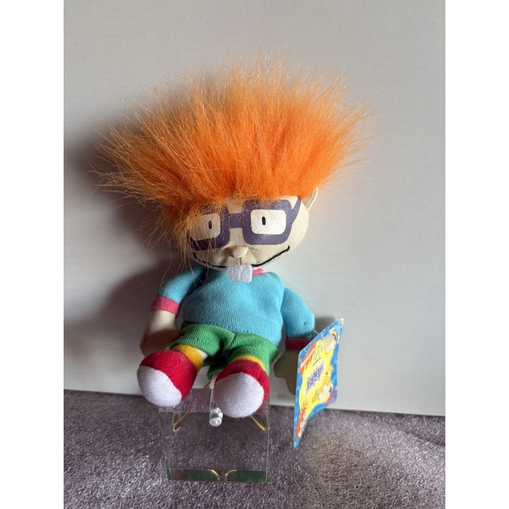Vintage 1997 Nickolodeon Rugrats- Applause- Chuckie Plush Doll NEW With TAG